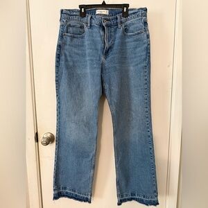 Abercrombie & Fitch Light Blue Straight-Leg Jeans